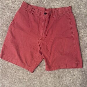Men's Red Casual Shorts